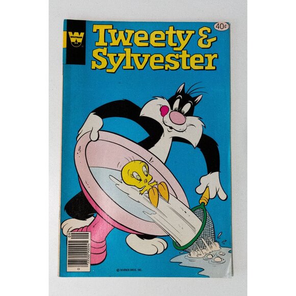 Whitman Tweety & Sylvester Comic Book Warner Bros. Inc. Vintage 40¢ Issue - Picture 1 of 13